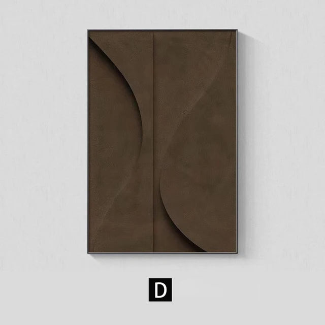 ملصق فني جداري هندسي ثلاثي الأبعاد للمنازل الحديثة.