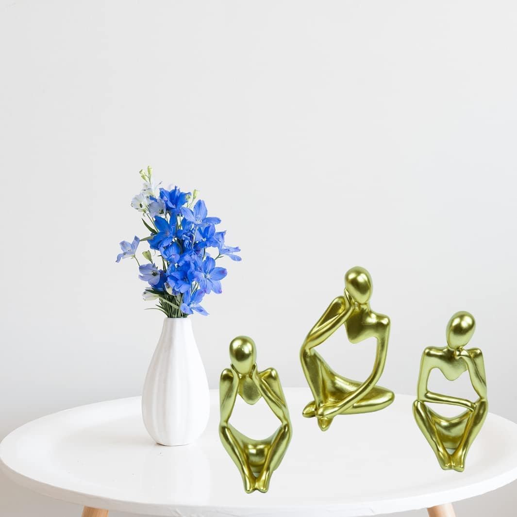 جملة مفكر نمط النحت الراتنج، تمثال مجردة للمنزل والمكتب وديكور رف الكتب.