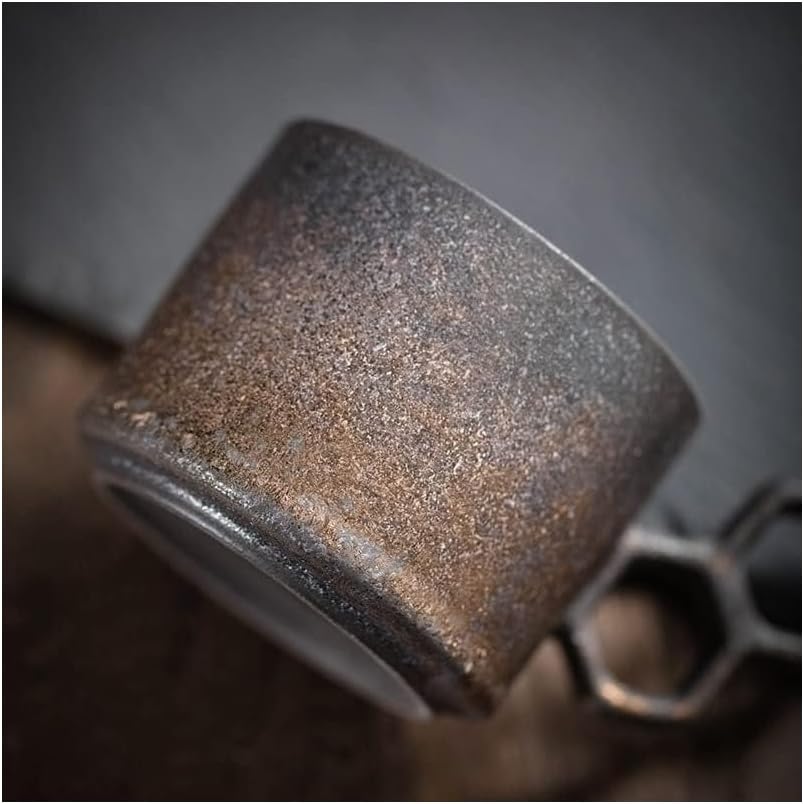 أكواب سيراميك أنيقة، أكواب بمقابض للاستخدام في المكتب والمنزل.