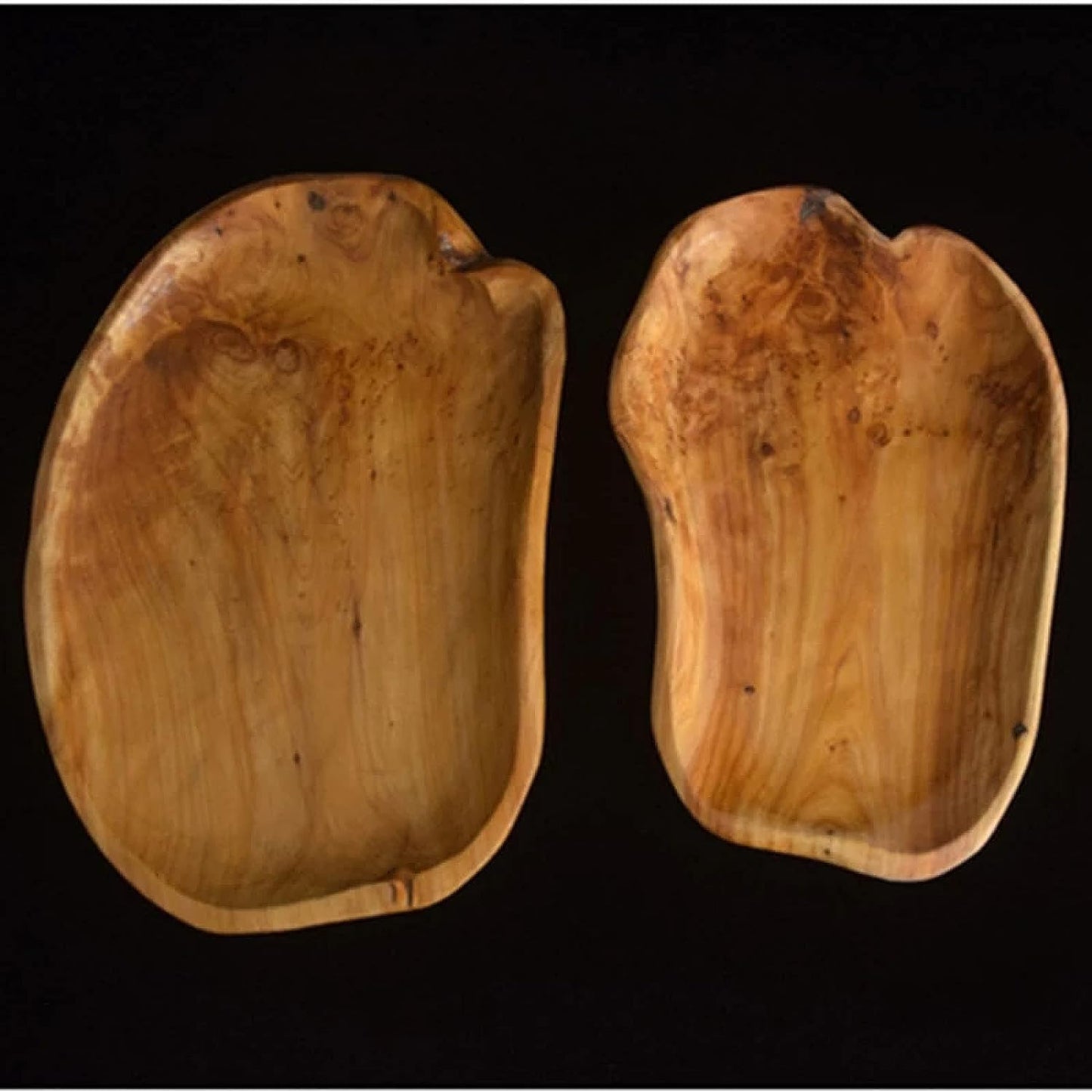 طبق عشاء متعدد الاستخدامات وسهل التنظيف مصنوع من الخشب الصلب لجميع المناسبات.