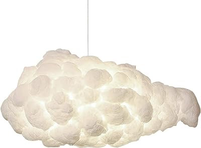 Modern Ceiling pendant Light, Creative Cloud Shaped, Floating Cloud Ceiling Pendant Lights, Cotton Chandeliers fit all Rooms and spaces (110x44x32)