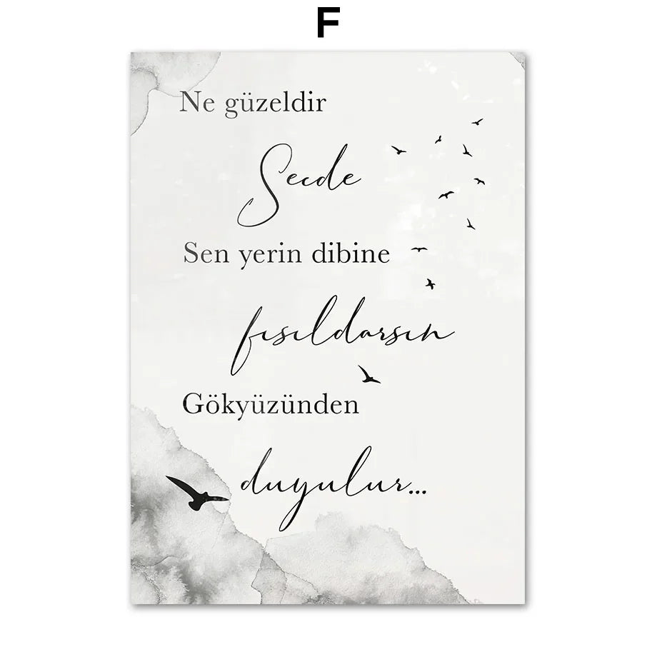 Sheikh Zayed Mosque Arab Calligraphy Love Wall Art Canvas Painting Nordic Posters And Prints Wall Pictures For Living Room Decor