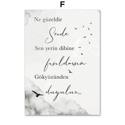 Sheikh Zayed Mosque Arab Calligraphy Love Wall Art Canvas Painting Nordic Posters And Prints Wall Pictures For Living Room Decor