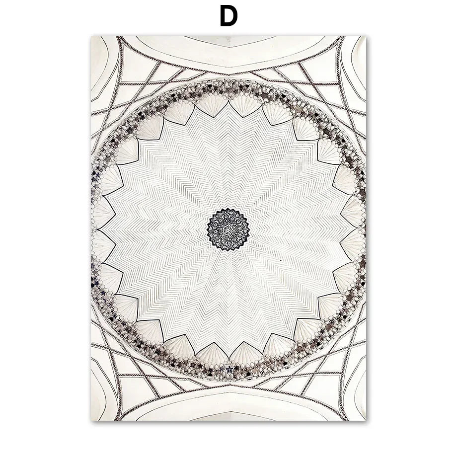 Sheikh Zayed Mosque Arab Calligraphy Love Wall Art Canvas Painting Nordic Posters And Prints Wall Pictures For Living Room Decor