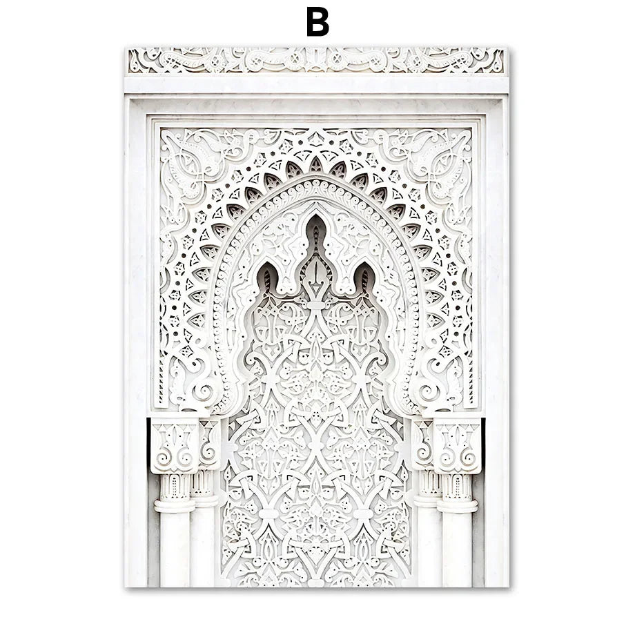 Sheikh Zayed Mosque Arab Calligraphy Love Wall Art Canvas Painting Nordic Posters And Prints Wall Pictures For Living Room Decor