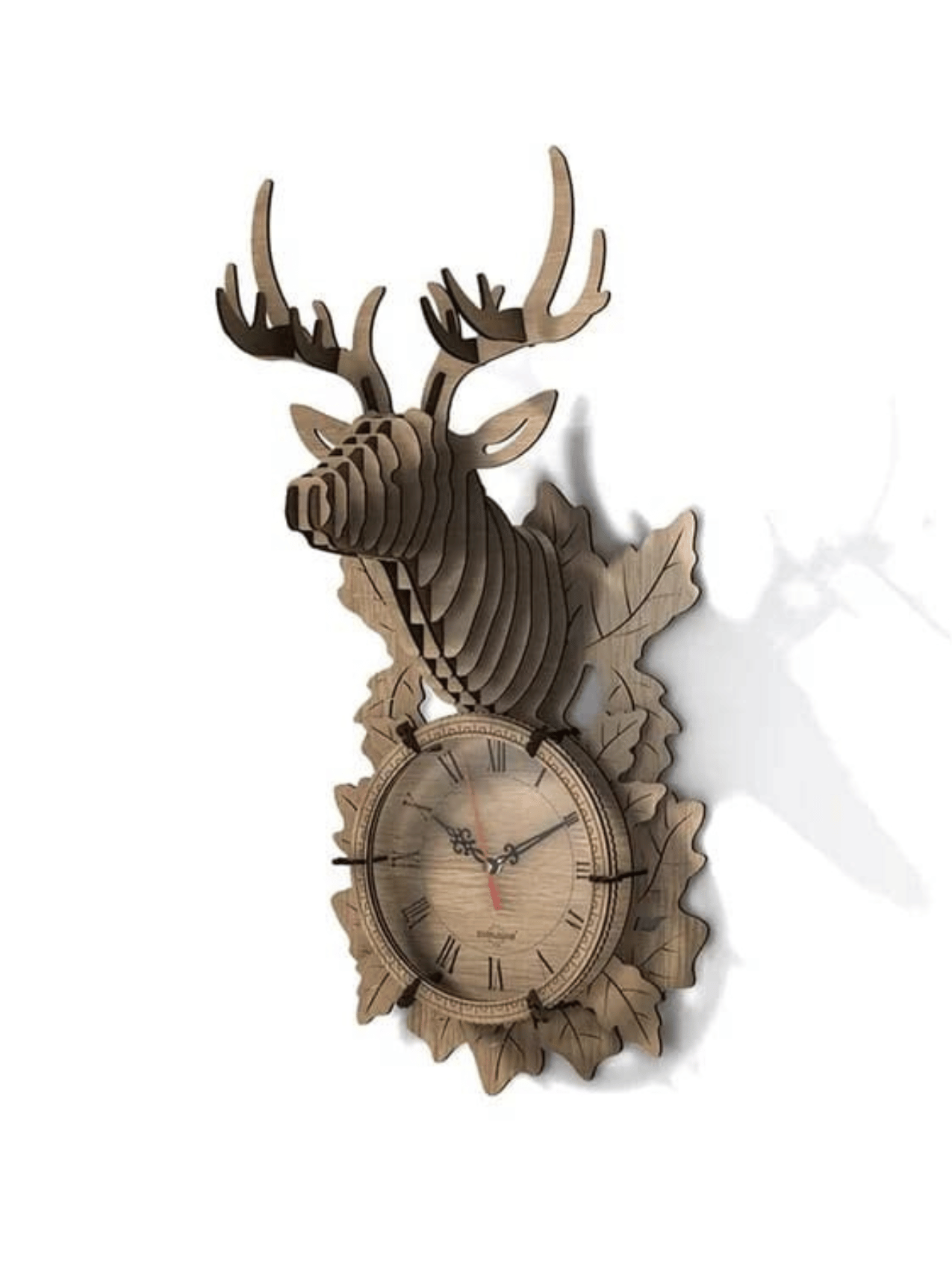 Puzzle Clock 3D Wooden a Seamless Fusion of Artistry and Utility.