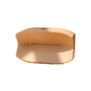 Modern Arched Ceramic Vase in Beige – Artistic Home Decor Accent.