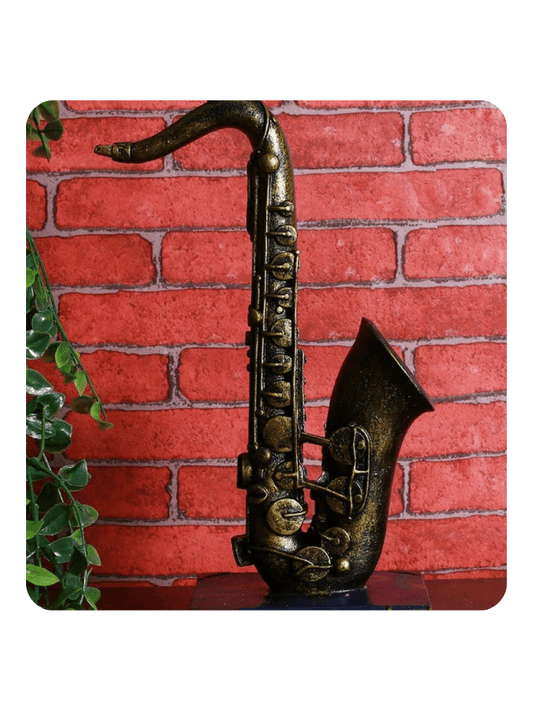 نموذج تمثال نصفي على شكل بوق مكعب عتيق، نحت راتنج عتيق لتقدير النحت والديكور المنزلي.