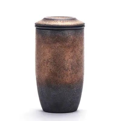 مجموعة شاي فخارية مصنوعة يدويًا، كوب سيراميك مصنوع يدويًا.