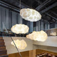 Modern Ceiling pendant Light, Creative Cloud Shaped, Floating Cloud Ceiling Pendant Lights, Cotton Chandeliers fit all Rooms and spaces (50X26X18)
