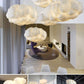 Creative Cloud-Shaped Ceiling Pendant Light, Modern and Whimsical Décor for Living Rooms, Restaurants, and Bars (120x50x35).