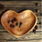 Heart-Shaped Wooden Serving Tray: A Stylish and Versatile Addition to Your Home.