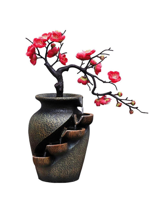 نافورة طاولة صخرية داخلية من Nature's Tranquility.